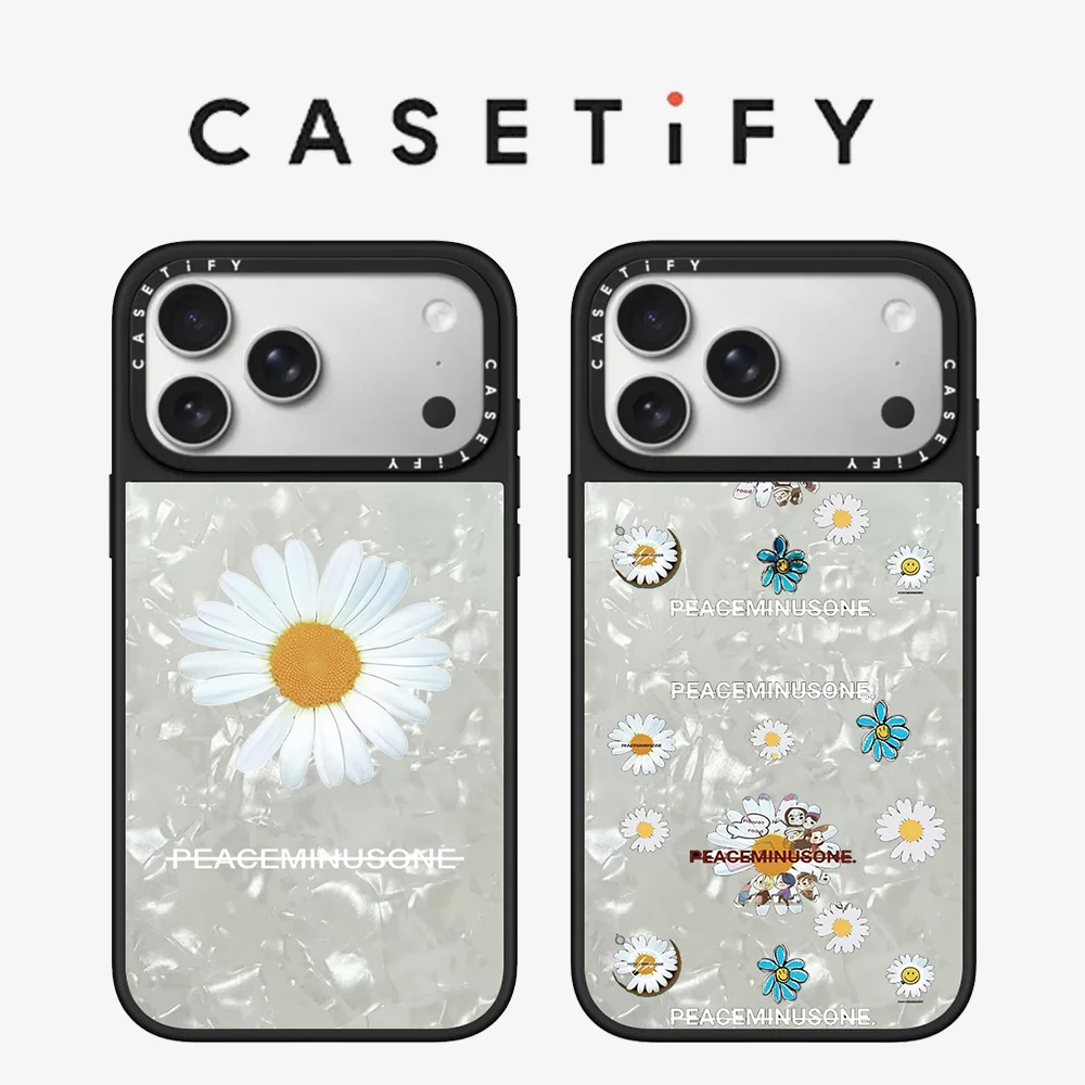 Peat Pellet Tray - CASETiFY PEACEMINUSONE Serie Daisy Custodia Protettiva