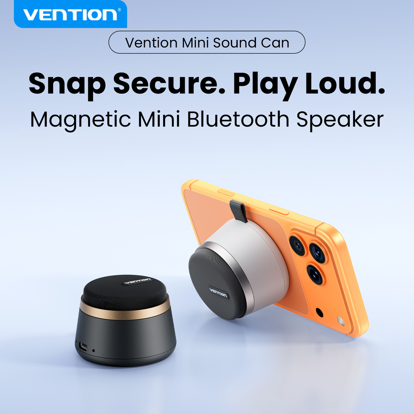 Google Speaker Nest Mini - Altoparlante Bluetooth Portatile Magnetico Vention, Impermeabile