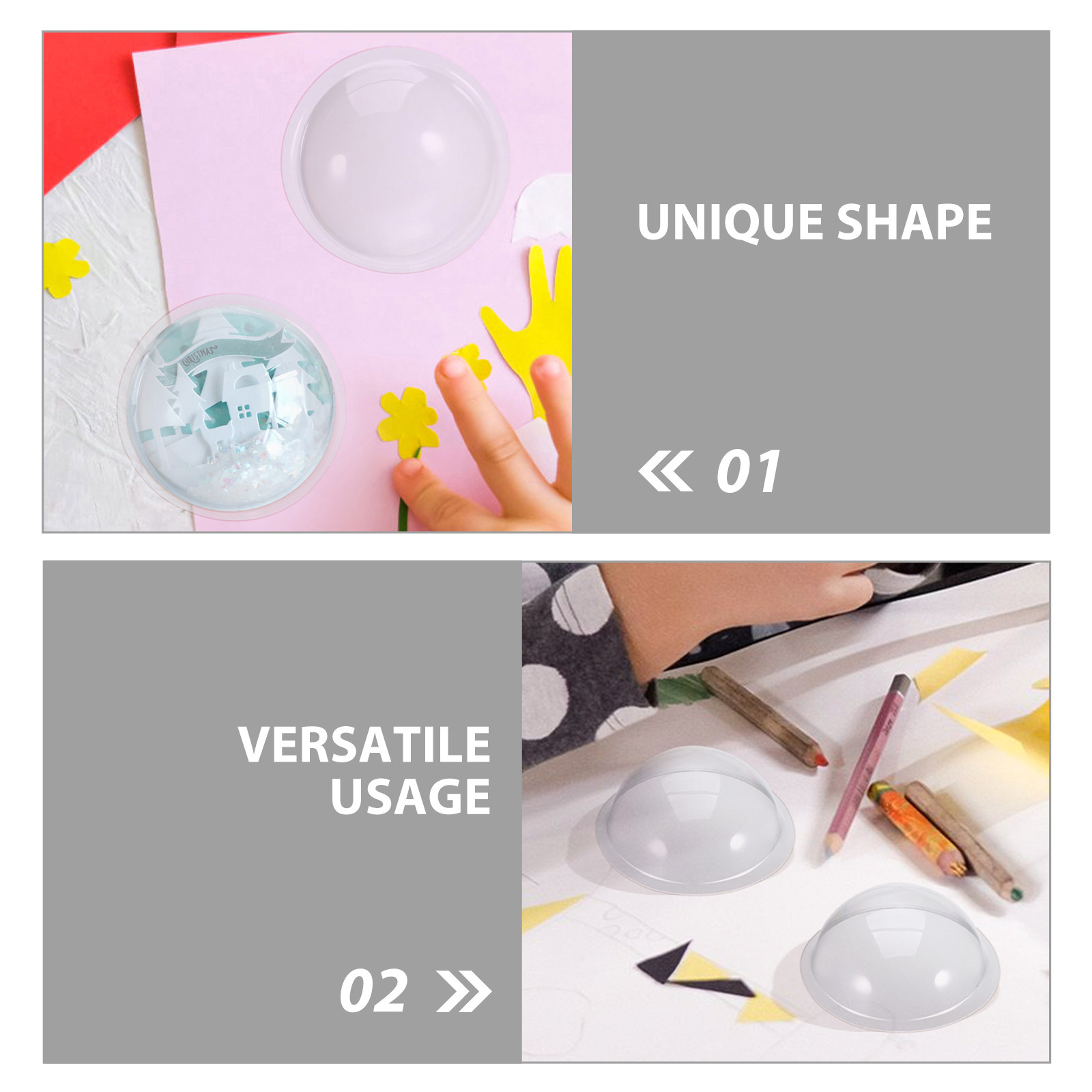 30 Pezzi Cupole Ornamentali in - Plastic Dome Clear recensione e prezzo