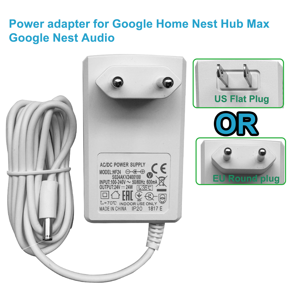 Alimentatore 24V per Google Ho - Google Speaker Nest Hub recensione e prezzo