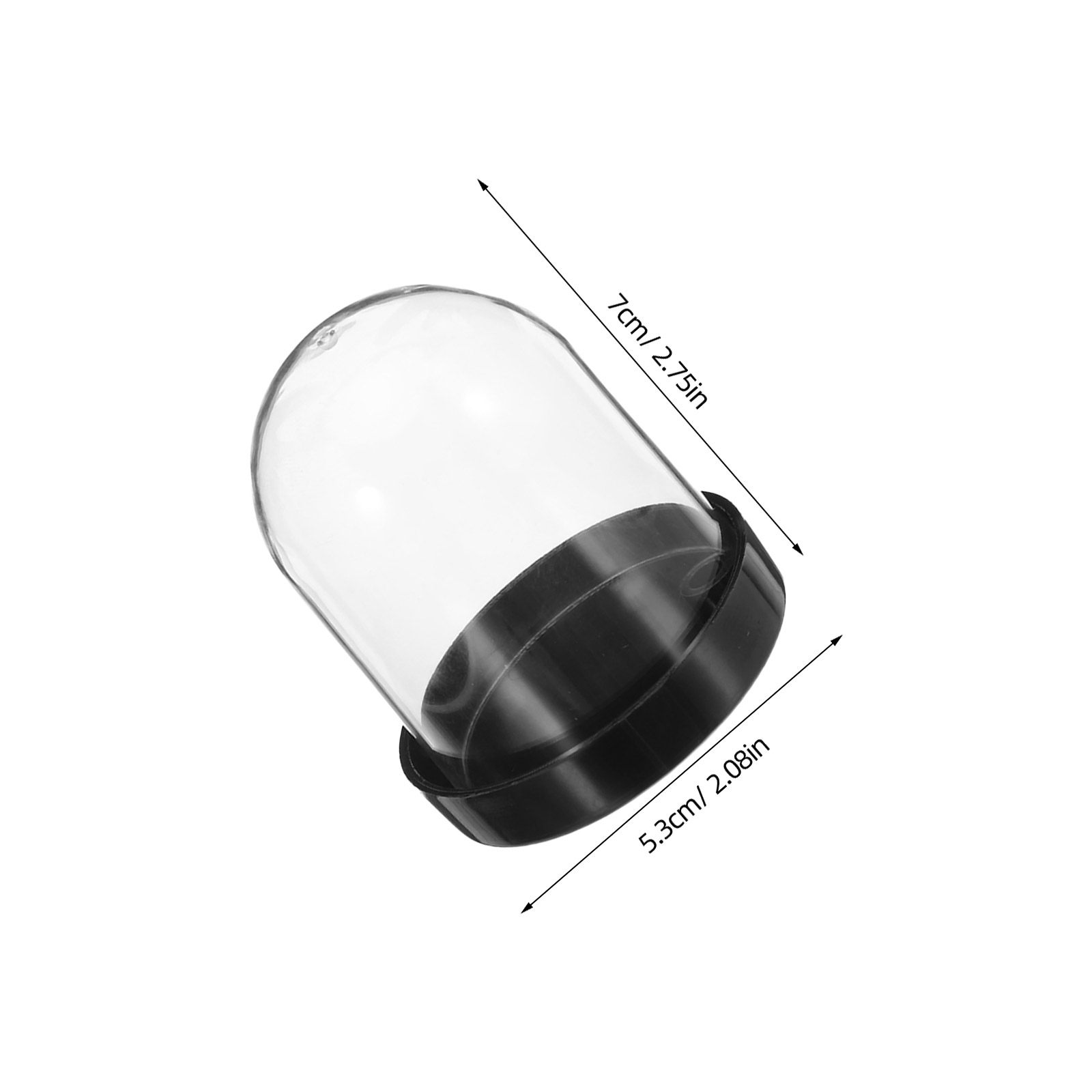 Set di 4 Campane Trasparenti p - Plastic Dome Clear recensione e prezzo